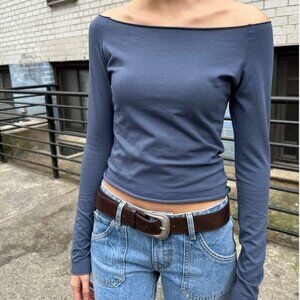 brandy bonnie off the shoulder top